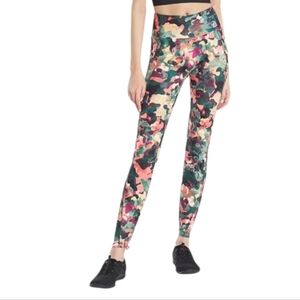 Josie Natori Womens S‎ High Waisted Camo Print Leggings Multicolor Stretch